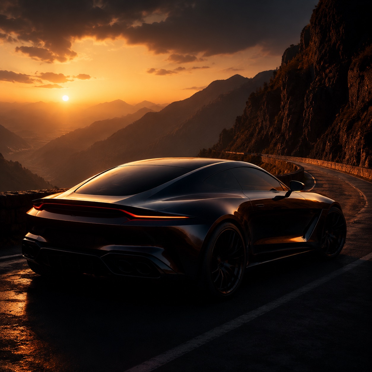 Stylized A class car illustration for Forza Horizon 6