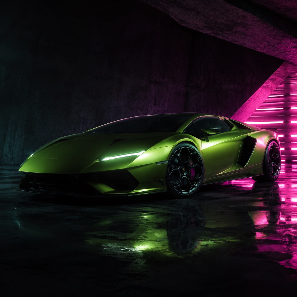 Stylized illustration representing Lamborghini cars in Forza Horizon 6