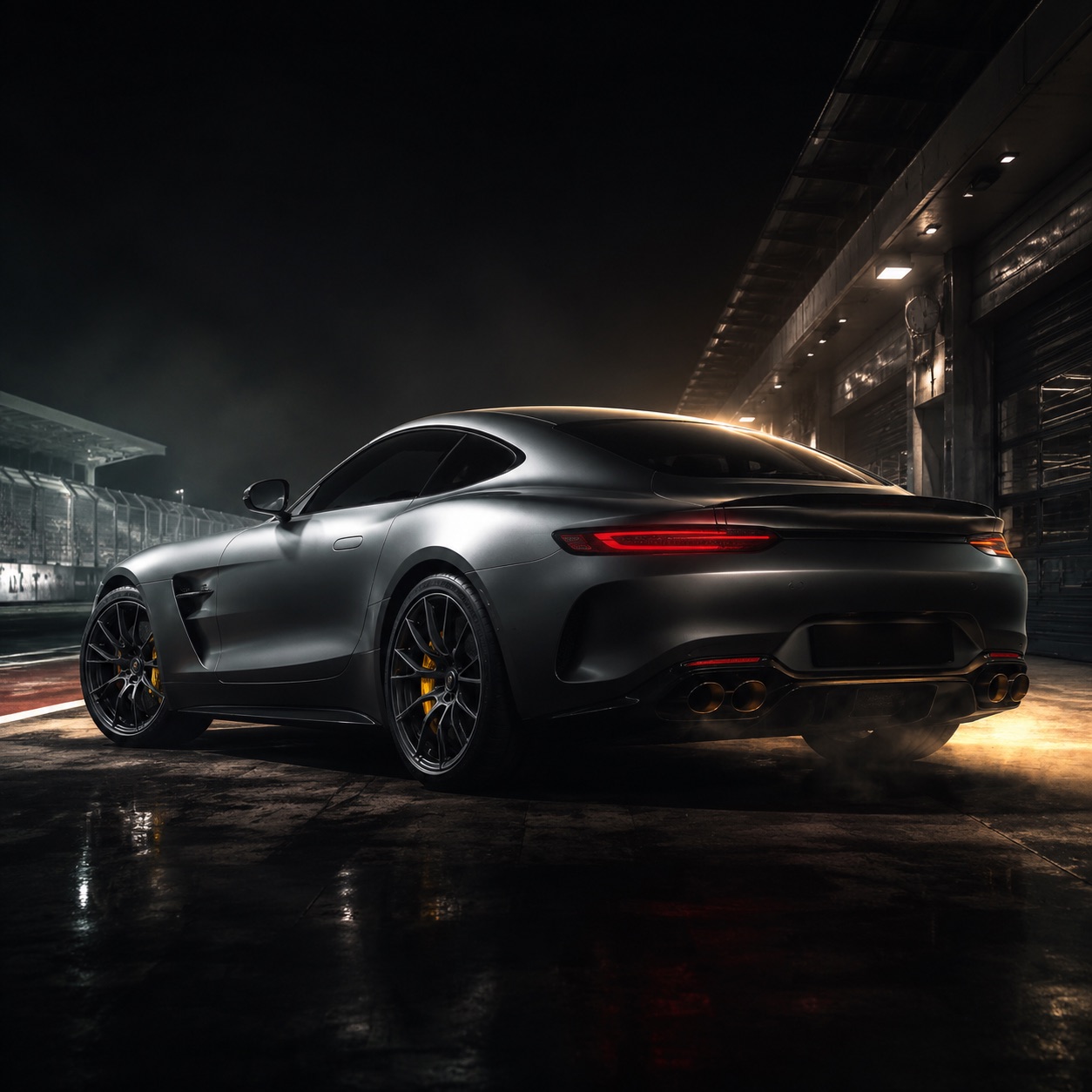 Stylized illustration representing Mercedes-AMG cars in Forza Horizon 6